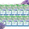 Rness Moisture Absorber Hanging Bag, Hanging Closet Dehumidifier Packages, Moisture Removers, 10 Pack Set, Lavender