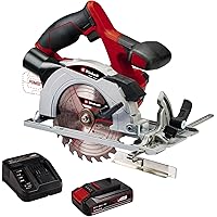 Einhell Akku-Handkreissäge TE-CS 18/150 Li Power X-Change (Lithium Ionen, Schnitttiefe + Neigungswinkel werkzeuglos…