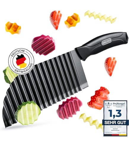 F. DICK Superior Wellenschliffmesser – Buntschneider Für Gemüse & Käse, 12 Cm, Made In Germany