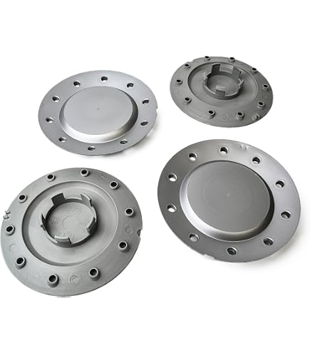 Set 4 Coprimozzo Borchia Per Cerchi In Lega – Diametro 135 Mm – Colore Nero Con Bordo Rosso E Logo Cromato – Compatibile Con Fiat 500 (dal 2007) - 5