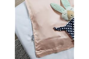 ‎AGA.PIE AGAPIE - Bambus Lyocell Kinder-Kopfkissenbezug 60x40 cm - Alt-Rosa, 100% Bio Oeko-Tex 100, für Allergiker, Antibakteriell, Ganzjahres-Bettwäsche, Atmungsaktiv, Geruchshemmend, Besonders sanft