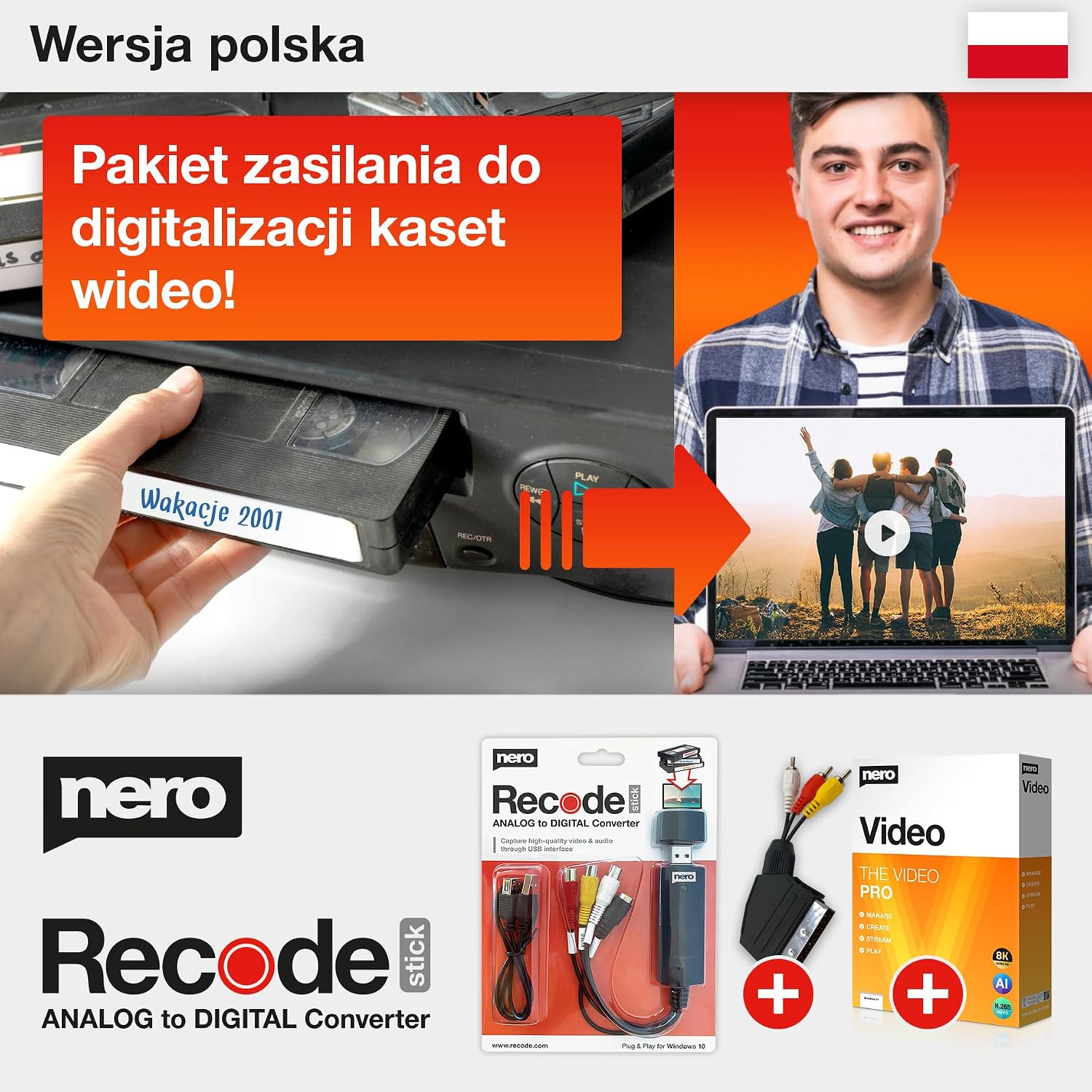 Guide d'Achat 2026 : Pourquoi Choisir le Nero VHS to USB Video Grabber Recode Stick wr ?