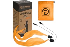 Diabolo Freizeitsport Angel Wings Spinning Pois, 40 cm, UV, para niños, adecuado para principiantes y profesionales