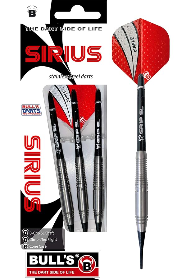 BULL'S Artos AR1 Softdarts - Professionelle Dartpfeile Mit 80% Wolfram