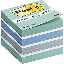 Post-it Cubo 450 Fogli | 76x76 Mm | Foglietti Adesivi Colorati Per Appunti E Promemoria - Foto 6