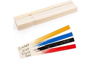 Antetok Bâtonnet de Peinture en Bois, Agitateurs pour Mélanger la Peinture