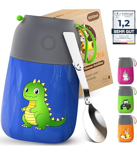 Thermos Per Alimenti Itslife 350ml - Doppia Parete Acciaio Per Cibi Caldi E Freddi - Foto 4