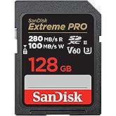 SanDisk 128GB Extreme PRO SDXC UHS-II Hafıza Kartı - C10, U3, V60, 6K, 4K UHD, SD Kart - SDSDXEP-128G-GN4IN
