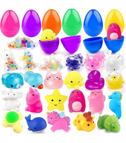 Uova Di Pasqua Vuote In Plastica - 72 Pezzi Colorati, Per Caccia Al Tesoro, Riempitive, Festa Bambini