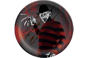 amscan Nightmare On Elm Street Paper Plates 23 Centimetres pack of 8