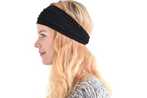 CHARM Bandeau Cheveux Homme Elastique - Bandana Japonais Serre Tete Femme Chic Accessoires Yoga Sport Fitness