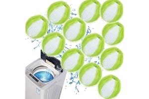 WUIIL 12 Stücke Tierhaarentferner Waschmaschine,Fusselbälle Waschmaschine,Haarentferner Tierhaare,Hundehaarentferner für die Waschmaschine,Und Wiederverwendbar