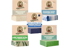 Dr. Squatch Naturlig Tvål för Män, Fast Kroppstvål (142g, 5-pack)