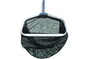 Poolmaster Swimming Pool Leaf Rake with Mesh Net, Commercial Collection, Neutral