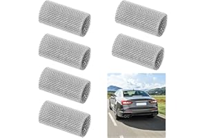 VAGAW Car Glow Plug Burner Strainer, 6Pcs Stainless Steel Car Burner Screen Mesh, Heat Resistantand and Durable, Burner Screen Mesh, Perfect for Enhancing Car Performance, Repair and Car Maintenance