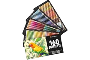 ‎ZENACOLOR Zenacolor - 160 Buntstifte für Erwachsene und Kinder - Hochwertiges Farbstifte Set Malen, Zeichnen und Skizzieren