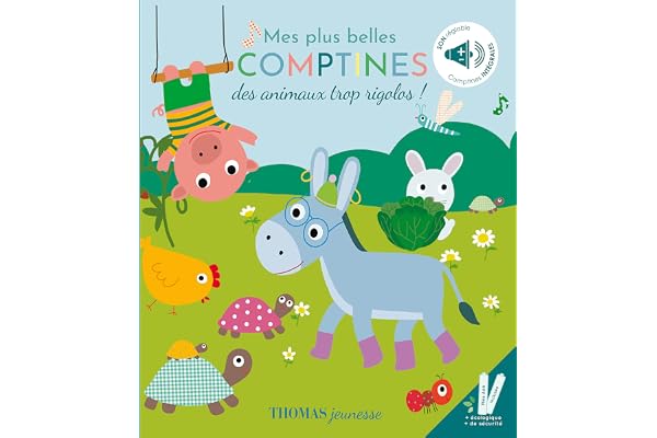 Mes plus belles comptines des animaux trop rigolos: Comptines des animaux rigolos livre sonore