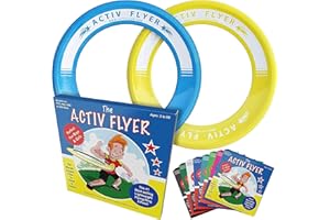 Activ Life Frisbee Ultimate [Pack de 2] Vuela Recta sin lastimarte – Frisbee Niños 80% Más Ligeros – Reemplaza el Tiempo de Pantalla por Juegos de Playa Saludables – Juegos Al Aire Libre para Niños y
