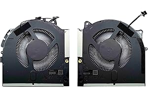 BestParts New Genuine CPU+GPU Cooling fan Replacement for DELL Alienware m17 R5 AMD Laptop, P/N: MG75091V1-C080-S9A MG75091V1-C090-S9A, 12V fan