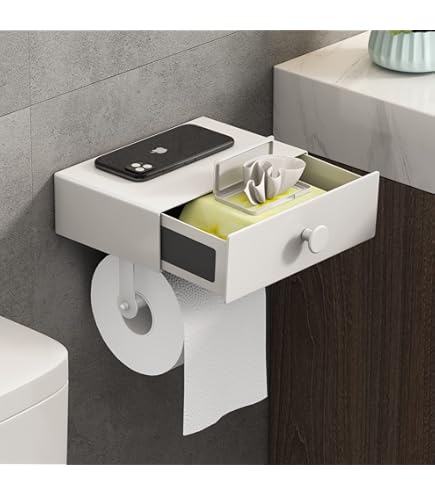 Ogoods Praktische Toiletrolhouder – RVS toiletrolhouder staand