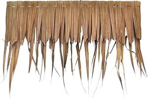 WILAI Thaiboo Palmdach Paneele Palmschindel Palmenblätter | Nachhaltiges Naturmaterial | Wetterfest Regendicht und Langlebig | Innen- und Außenbereich | ca. 118-120 cm | 5 Stück