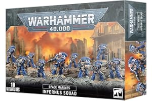Warhammer Games Workshop 40.000 - Space Marines: Infernus Squad, Schwarz