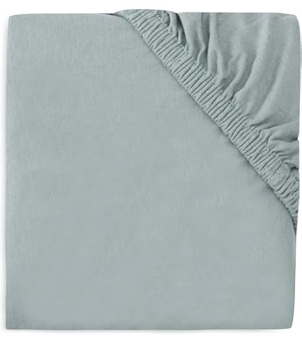 Drap-Housse Jollein Pour Matelas Box 75x95cm - Jersey Coton 100% Extensible Nougat