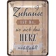 Religiöses Blechschild „Give It To God And Go To Sleep“ – 30x15 Cm, Vintage-Deko
