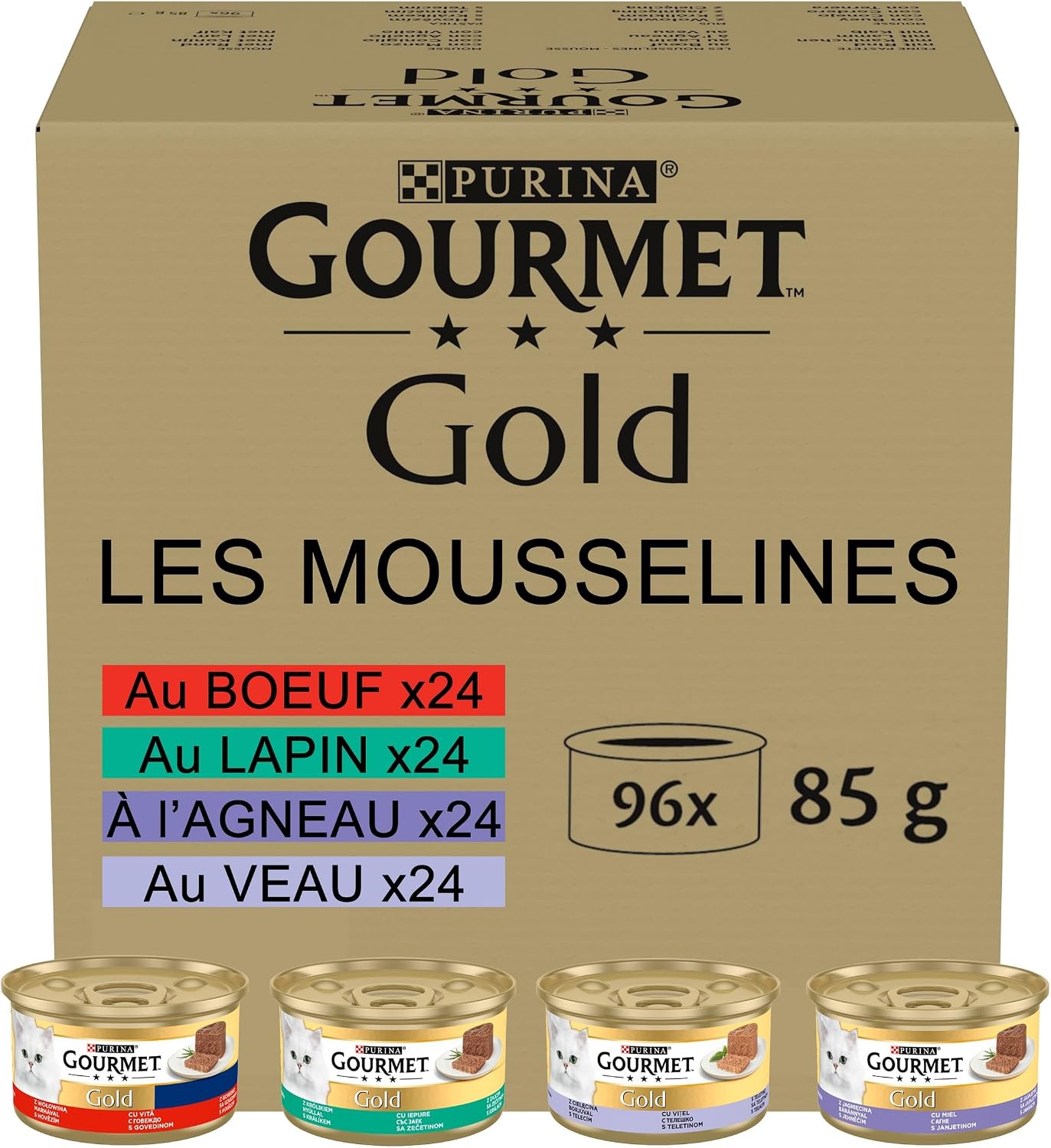 Avis d'Expert & Test Approfondi : Gourmet Gold Les Mousselines Konijn rundvlees (Sélection)