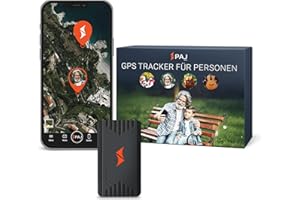 PAJ GPS People Finder 4G - Mini GPS Tracker für Kinder und Senioren - bis zu 5 Tage Akkulaufzeit - kleines Ortungsgerät mit Live-Ortung, geeignet bei Demenz, Alarmbenachrichtigungen im Notfall