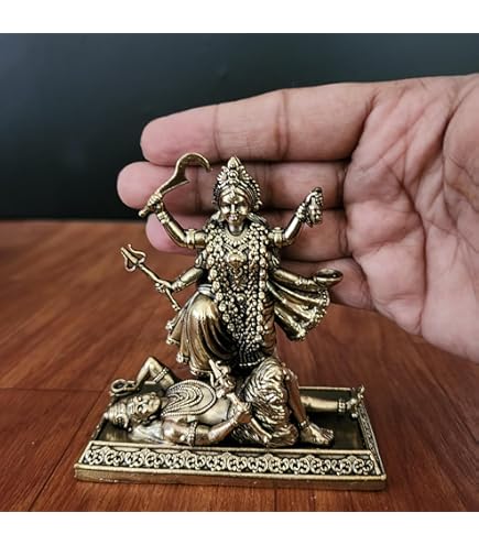 Aazon.co: AONA Kali aa Sculpture | urti | Adi Shakti a | Goddess
