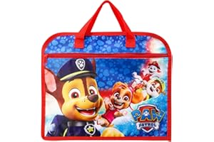 JESSICA SIMPSON fancy Paw Patrol Kids Childrens Zipped School Book Bag Primary Reading Bag, Multicolour, 39cm x 25cm x 1cm