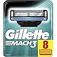 Gillette Mach3 Razor Blades for Men, Pack of 1 (1 x 8 Pieces)