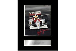 ICONIC PICS Photo dédicacée de Ayrton Senna McLaren #1 F1