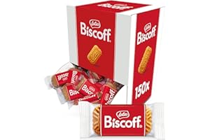 ‎BISCOFF Lotus Biscoff | Karamellisierter Keks| 150 Einzeln Verpackte Kekse | Nur Natürliche Inhaltsstoffe | Vegan | 150x1 | 938g