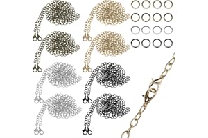 suaywo 8 Piezas Cadena para Bolso Cadenas De Metal Correas De Hombro Viene con 16 Anillos Redondos Cadenas para Bolsos 120CM Cadena Reemplazo para bolsosbolsos Cruzados de Hombro