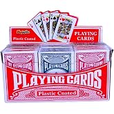 PLAYWRITE Spielkarten 300-002 – 12 Packungen, Versiegelt, Kunststoffbeschichtung, 76,2 X 5,1 Cm