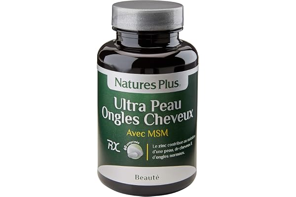 NATURESPLUS ULTRA PIEL CABELLO Y UÑAS – facile à intégrer dans la routine de la journée, complément alimentaire sous forme de comprimés, boîte de 60 comprimés et est conçu pour offrir un grand confort