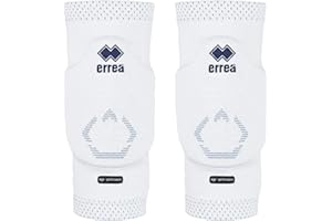 Erreà Tokyo Ginocchiere Evolution · Errea Tokyo Performance Knee Pads Set Pair Coppia Paio · Accessori Protezioni Ginocchiera Pallavolo · Unisex Donna Uomo Donne Uomini · Colore bianco Adulto Taglia S
