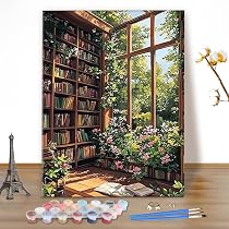 MEIYUDA Malen Nach Zahlen Erwachsene mit Rahmen, Lustiger Affe Paint by Numbers Malen Nach Zahlen, DIY Set mit Pinseln und Acrylfarben Handgemalt Ölgemälde Leinwand für Home Décor 25x35cm