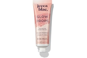 Jecca Blac Rose Pearl Glow Drops, Skin Primer, Lightweight Formula for Longlasting Base Makeup, Illuminates and Prepares Skin, Dewy Finish, Gender Neutral and LGBTIQA+ Inclusive Make Up, 20ml