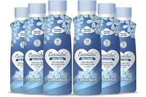 COCCOLATEVI Profumatore Bucato, Essenza Bucato da utilizzare come Profumatore Bucato Lavatrice e Asciugatrice, Profumatore Casa o Detergente Pavimento (300 ml (Confezione da 6), L'originale)