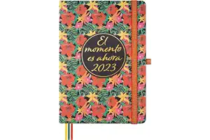 Finocam Agenda 2023 Mínimal Design Semana Vista Vertical Enero 2023, Diciembre 2023, 12 meses, Catalán, Momento Design Collection, DIN A5, Sobremesa, MA5, 148 x 210 mm