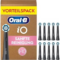 Oral-B iO Aufsteckbürsten Ultimative Reinigung, Schwarz, 10 Stück