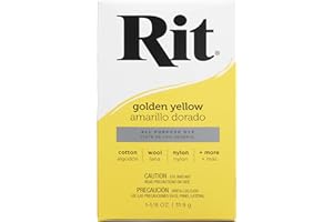 Rit Purpose Powder Dye, Golden Yellow, Fabric, 1-1/8 oz