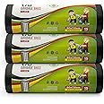 tru® Garbage Bags Compact Roll Black 90x110cm 60Gallon (15pc x 3 Rolls) 45bags