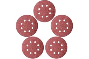 Sanding Discs 60Pcs Set 5 Inch 8 Holes Hook And Loop Gold Sandpaper 125mm,40 To 400 Grits For Random Orbit Sander Woodworking Wet And Dry Sandpaper 2 thumbnail image