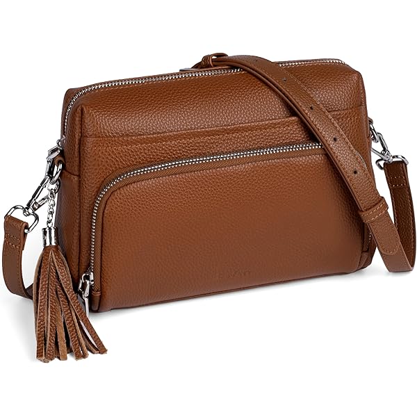 Hand-/schoudertas 'Mea' cognac shoppen