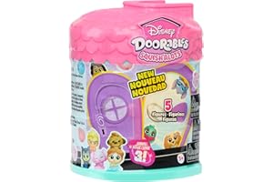 Disney Doorables Disney "Squish'Alots" seria 3, 5 figurek kolekcjonerskich, zabawki dla dzieci od 5 lat, dla fanów Disneya, Just Play