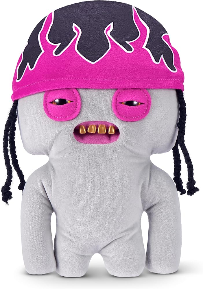 Fuggler ZURU Fugg Life 22 cm Peluş Oyuncak (Kalamar) - İnsan Gibi Dişlere Sahip Komik Çirkin Canavar Sevimli Oyuncak, Çocuklar, Twens, Gençler için Çılgın Koleksiyon